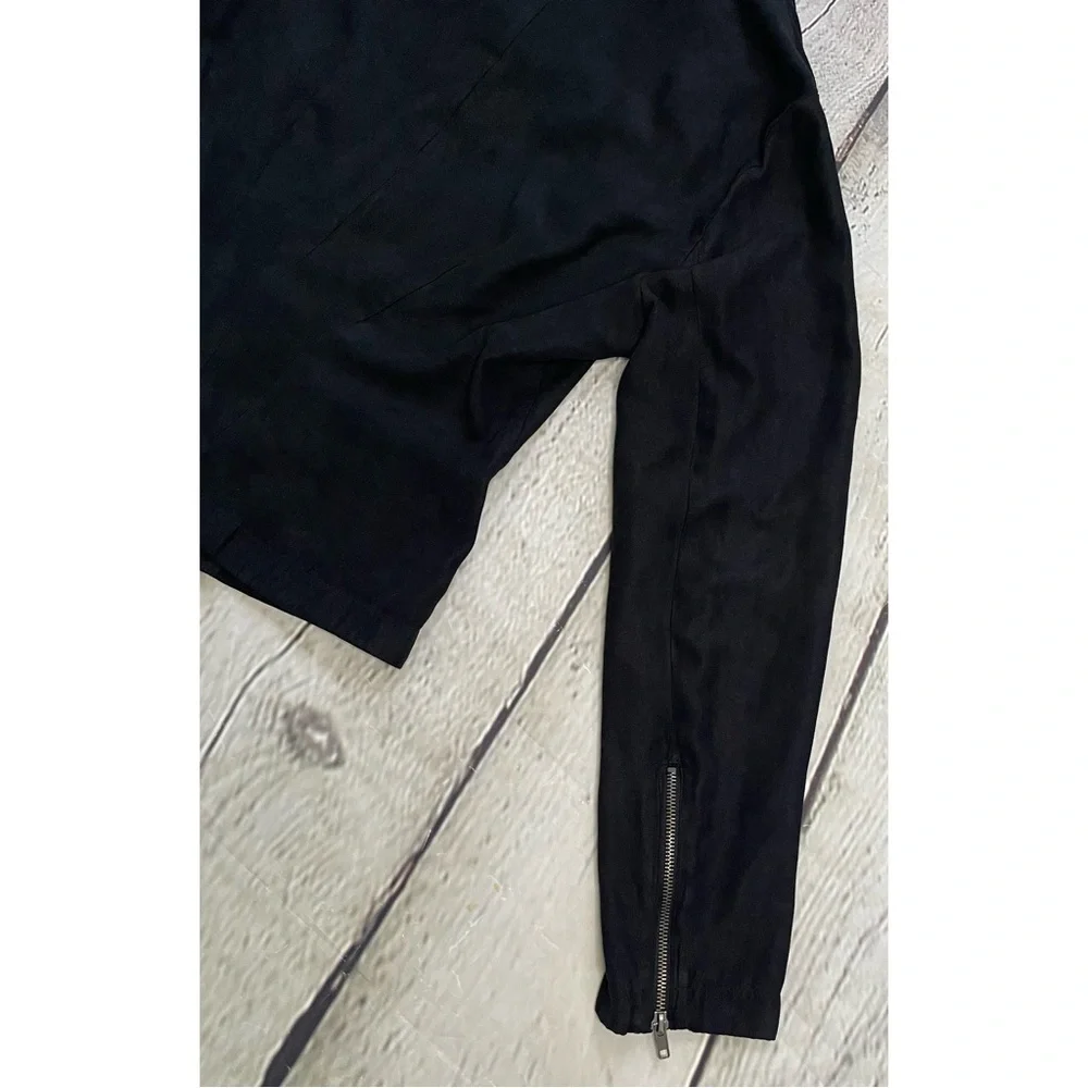 Rampage Black Faux Suede Jacket